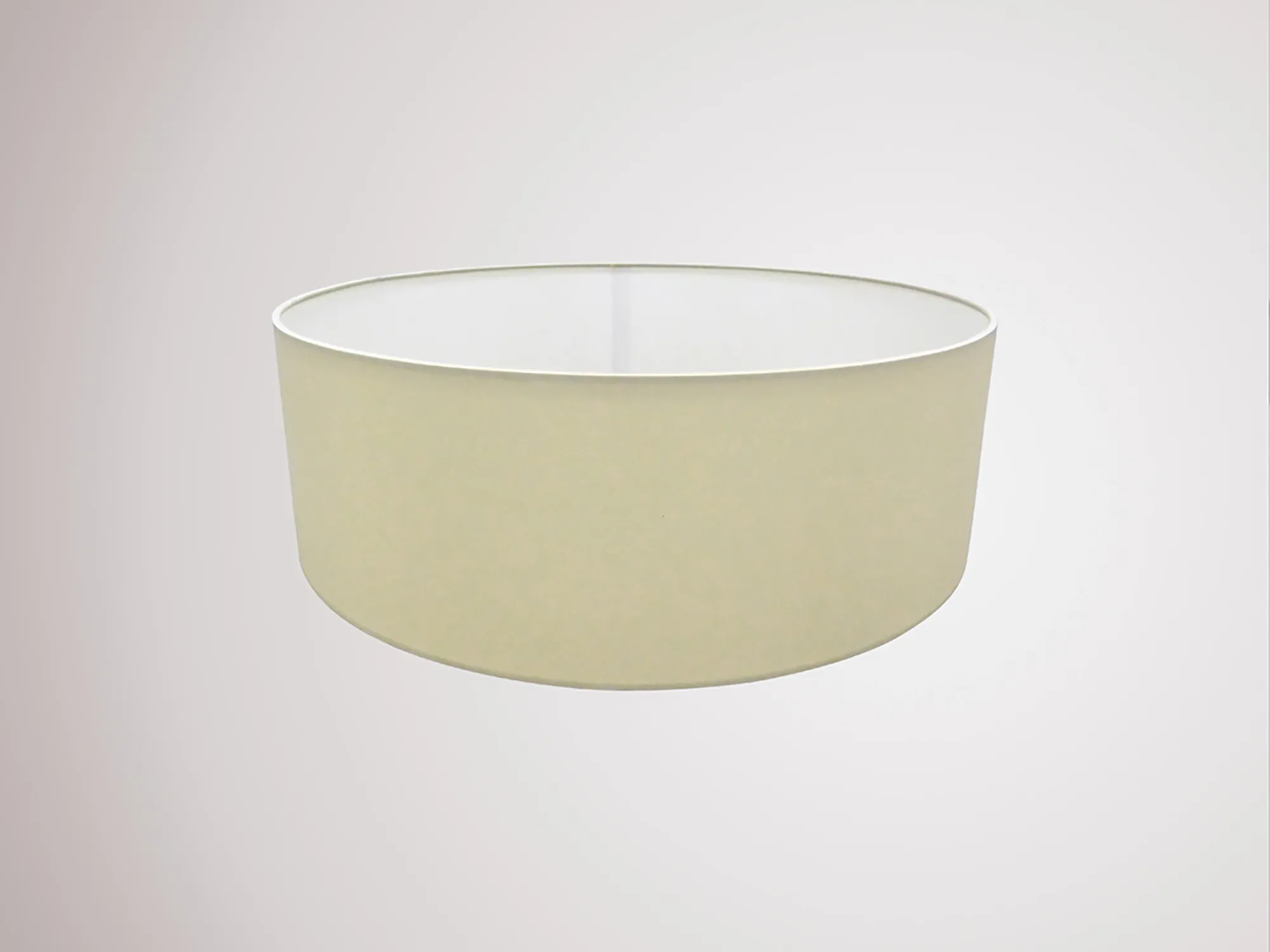 Serena 45cm Faux Silk Fabric Shade Ivory Pearl, White D0310  Deco Serena